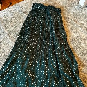 long green skirt from amazon size small